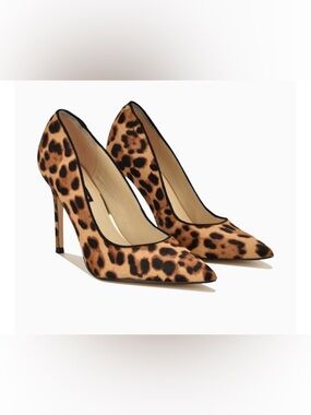 NIB Nine West Leopard Print Stiletto High Heels Size 6
